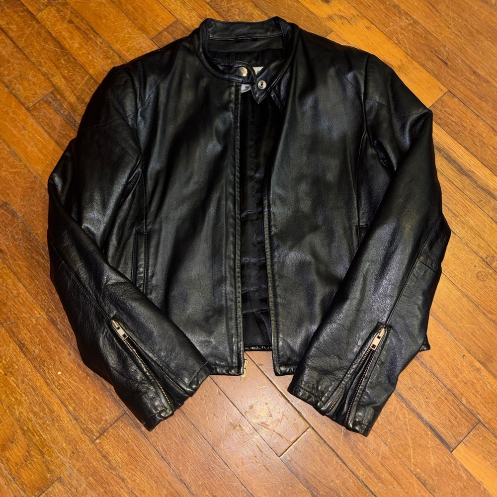 Wilson’s Black Leather Jacket